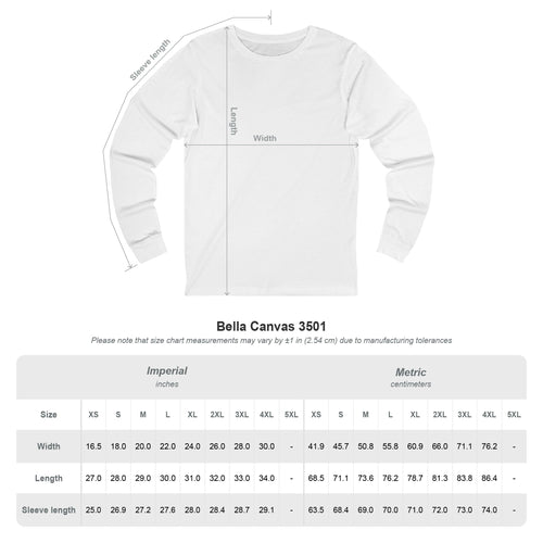 THE LINE UNISEX LONG SLEEVE T: SPECTRUM EDITION